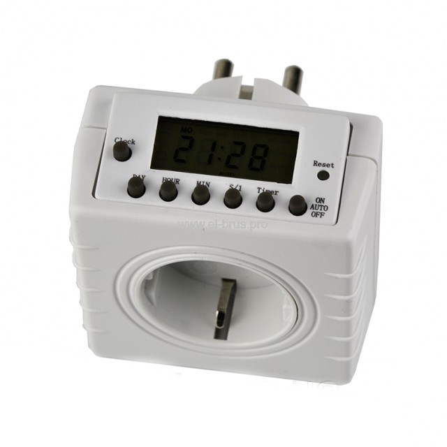 Таймер цифровой 7-дн 16A 230V 3500W CAMELION