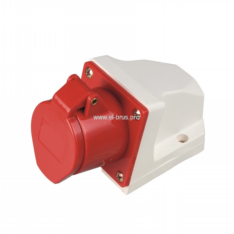 Розетка стационарная 3P+PE+N 16A 380B IP44 TDM 115