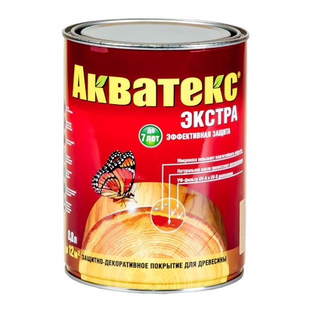 Пропитка защитно-декоративная для древесины палисандр АКВАТЕКС Экстра  0
